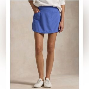 RLX Ralph Lauren Women's Aim Skort Performance Skirt Blue